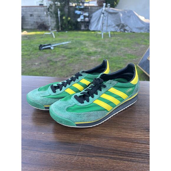 Mens adidas SL 72 RS IG2133 SHOES Green/Yellow/Black Size 7 main image 8